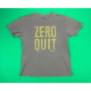 5.11 Tactical Zero Quit T Shirt Men's Large Army Green Short Sleeve